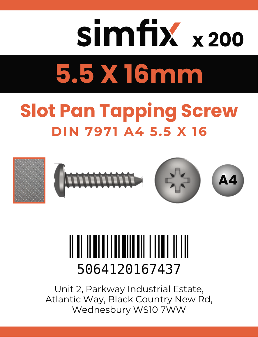 Simfix product label - 7971CA455016-T