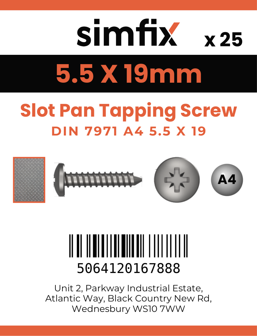 Simfix product label - 7971CA455019-D