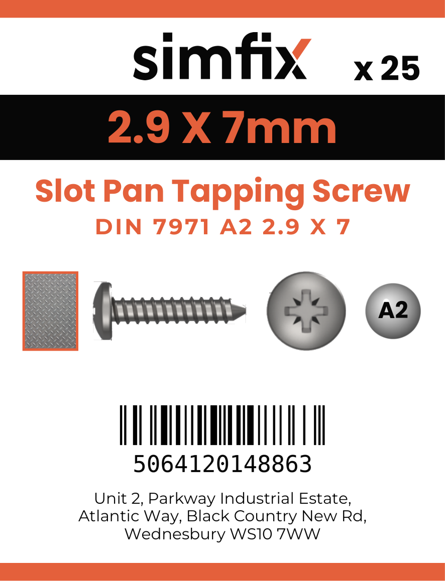 Simfix product label - 7971FA229007-D