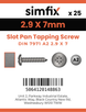 Simfix product label - 7971FA229007-D