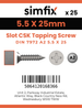 Simfix product label - 7972CA255025-D