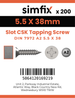 Simfix product label - 7972CA255038-T