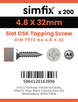 Simfix product label - 7972CA448032-T