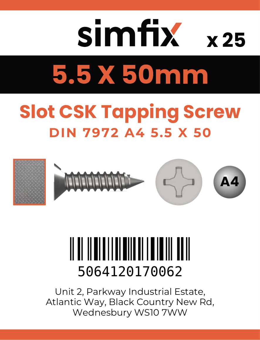 Simfix product label - 7972CA455050-D