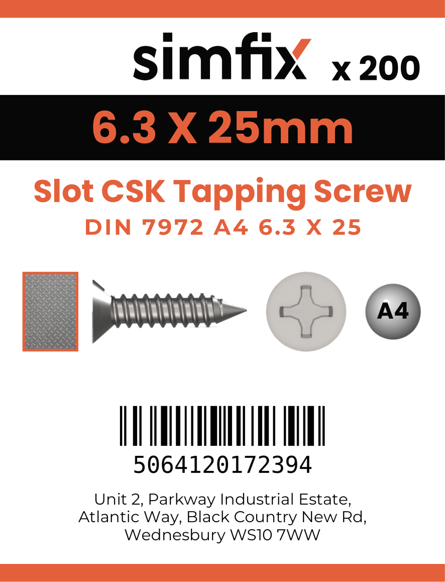 Simfix product label - 7972CA463025-T
