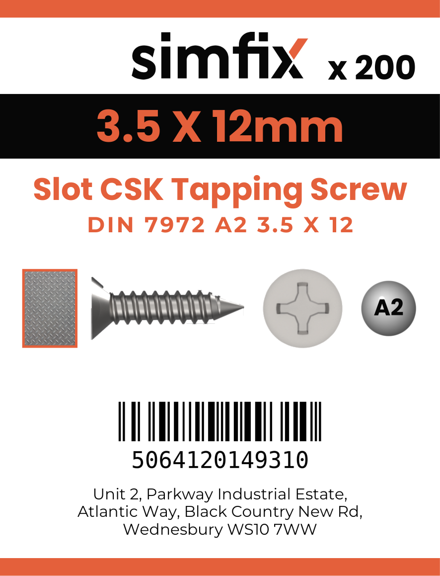 Simfix product label - 7972FA235012-T