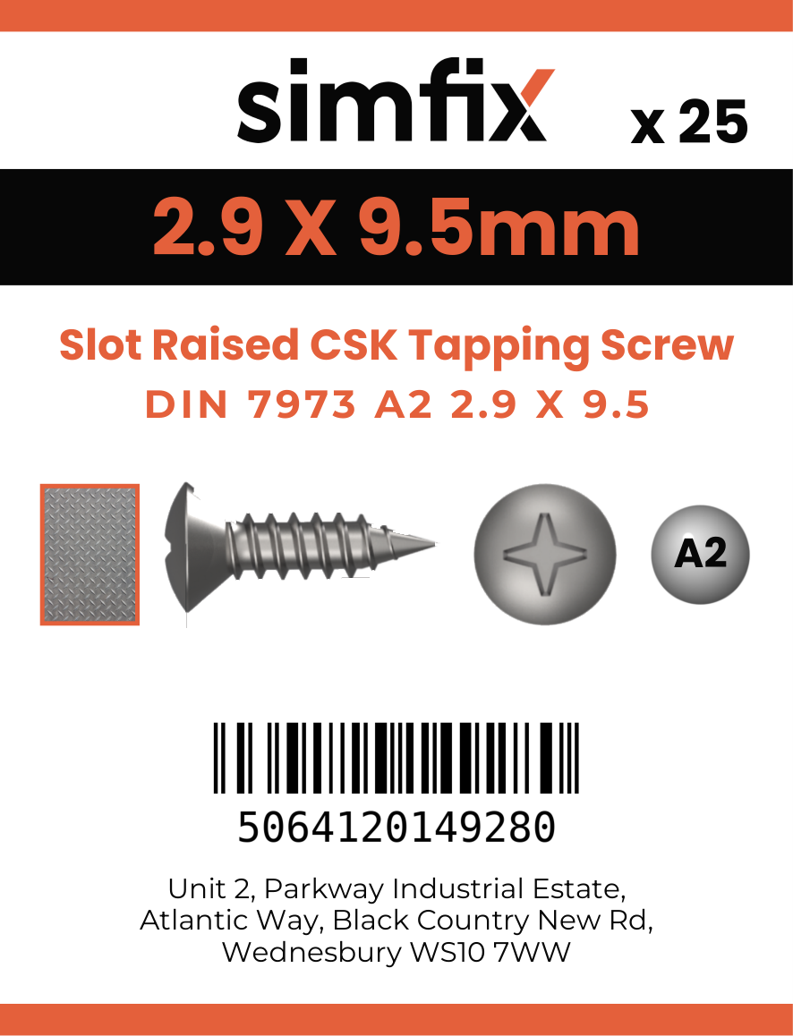 Simfix product label - 7973CA229009-D