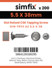 Simfix product label - 7973CA255038-T