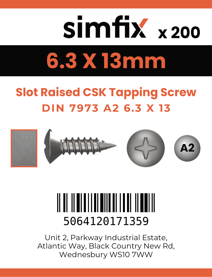 Simfix product label - 7973CA263013-T