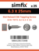Simfix product label - 7973CA263025-D