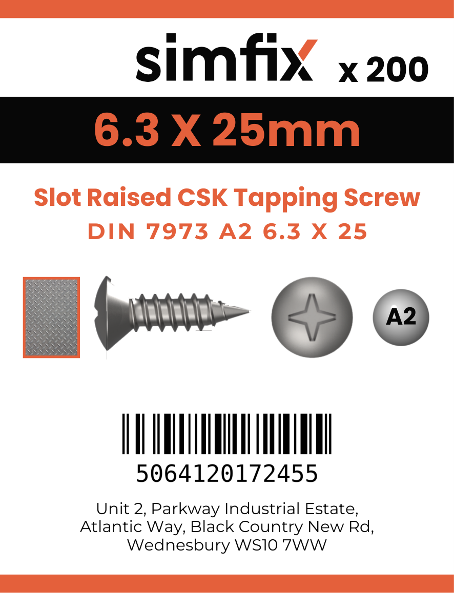 Simfix product label - 7973CA263025-T