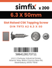 Simfix product label - 7973CA263050-T
