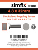 Simfix product label - 7973CA448032-T