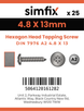 Simfix product label - 7976CA248013-D