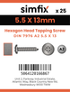 Simfix product label - 7976CA255013-D