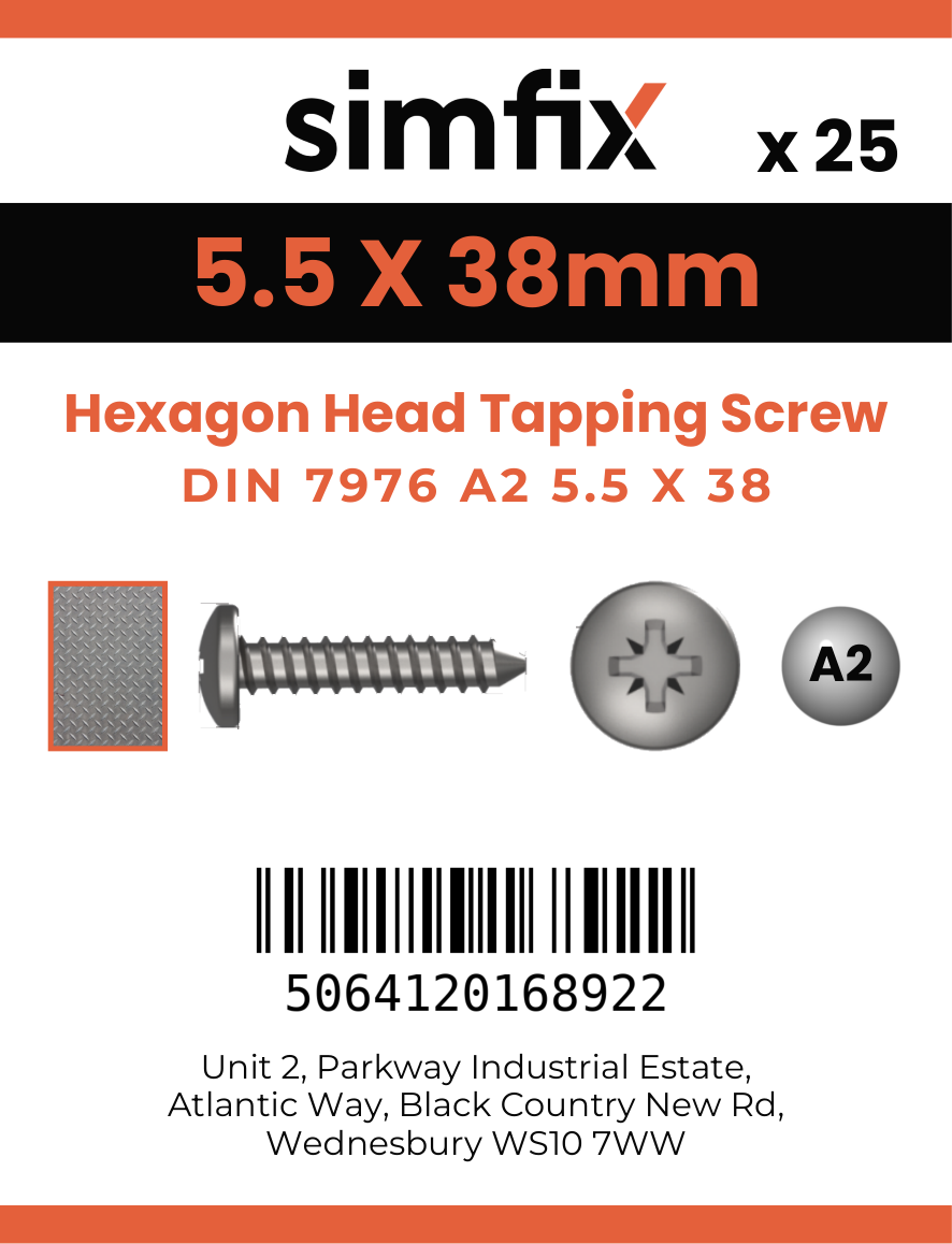 Simfix product label - 7976CA255038-D