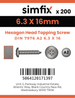 Simfix product label - 7976CA263016-T