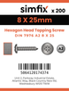 Simfix product label - 7976CA280025-T