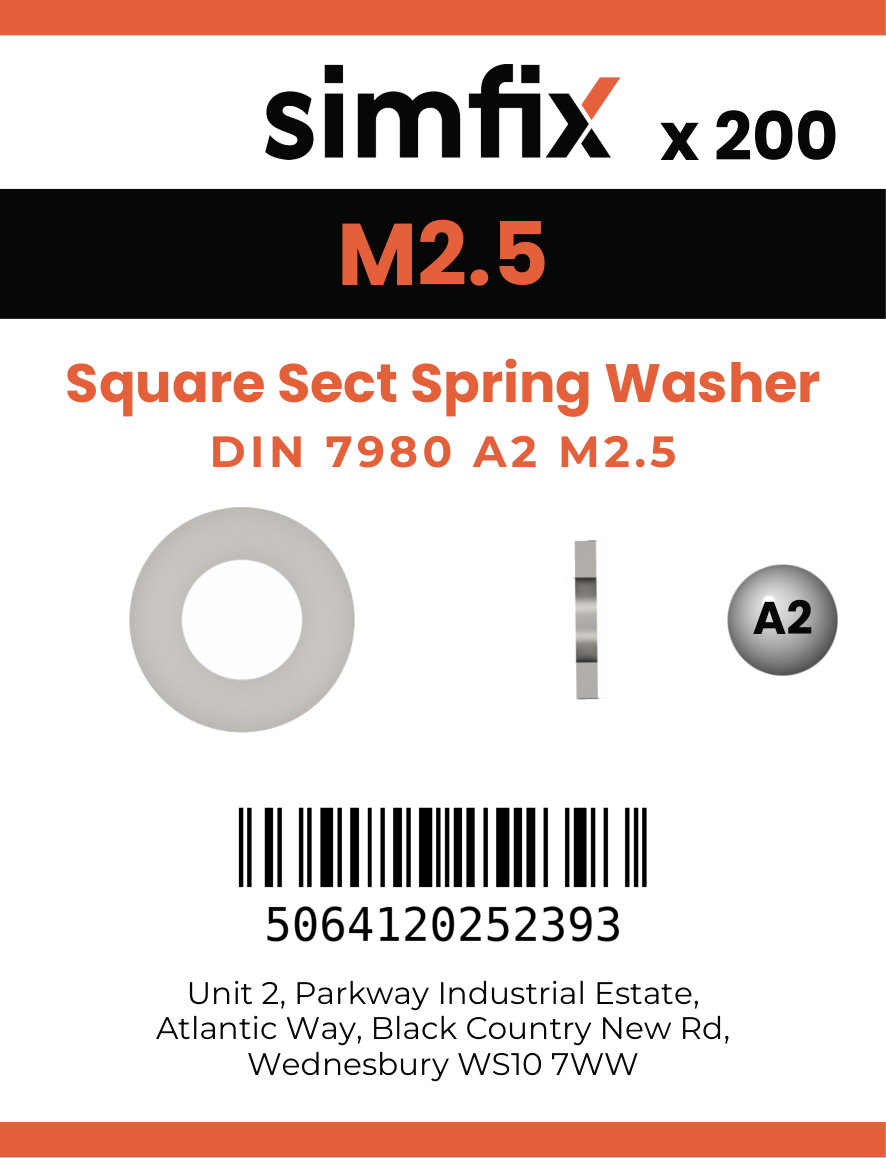 Simfix product label - 7980A2027-T