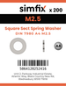 Simfix product label - 7980A4027-T