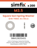 Simfix product label - 7980A4035-T