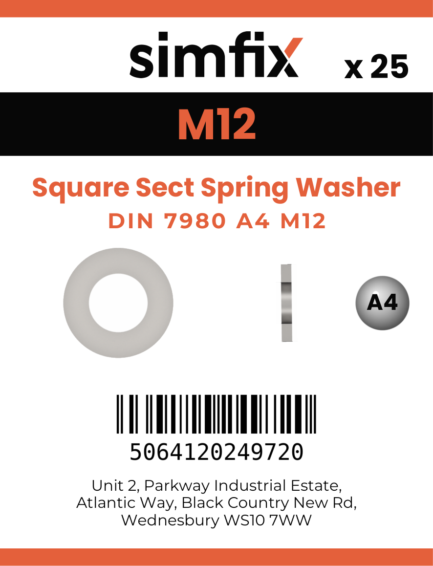 Simfix product label - 7980A4122-D