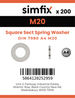 Simfix product label - 7980A4202-T