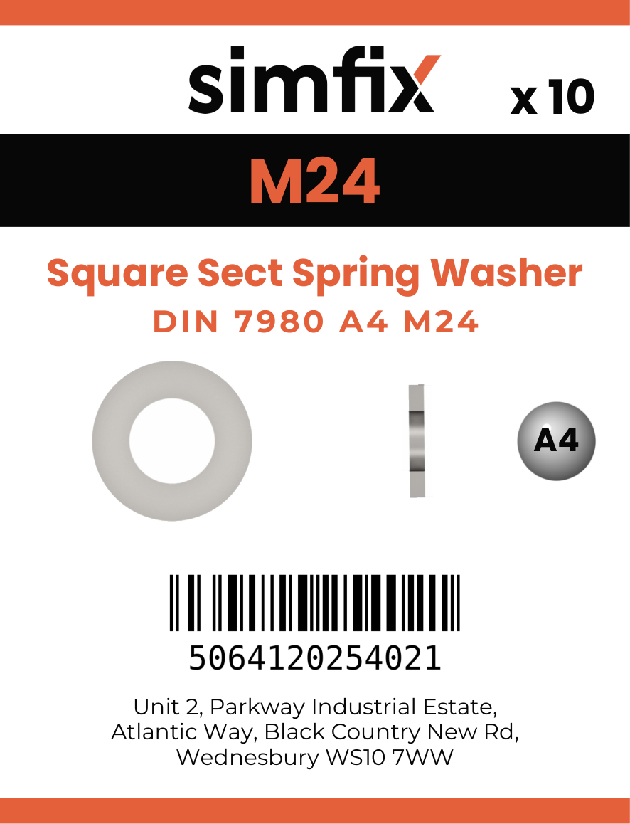Simfix product label - 7980A4242-D