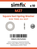 Simfix product label - 7980A4272-D