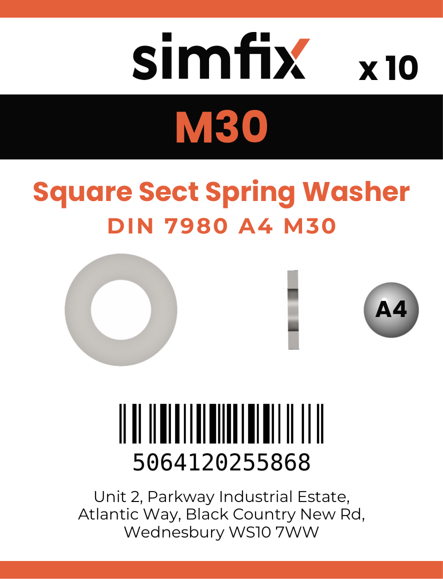 Simfix product label - 7980A4305-D
