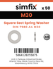 Simfix product label - 7980A4305-T