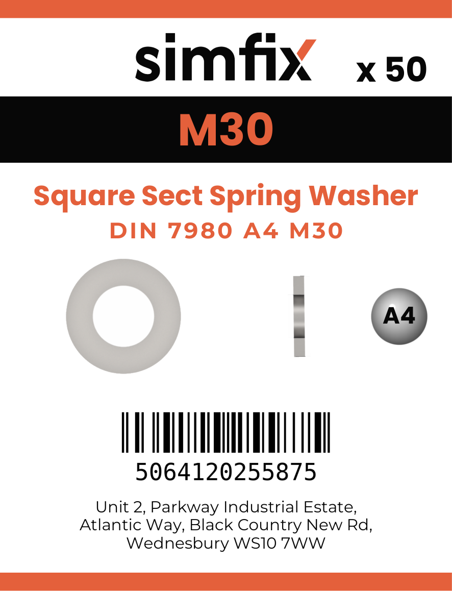 Simfix product label - 7980A4305-T