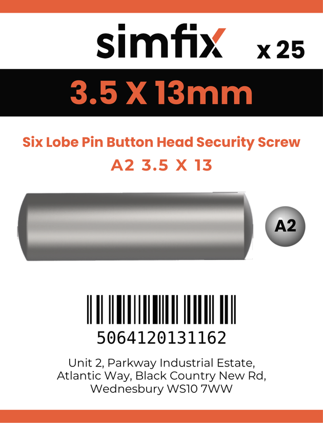 Simfix product label - 7981CA235013T15PIN-D