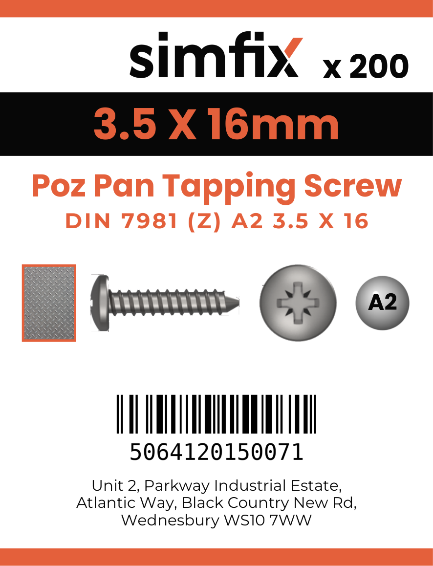 Simfix product label - 7981CA235016Z-T