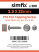 Simfix product label - 7981CA235022-T