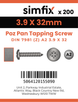 Simfix product label - 7981CA239032Z-T