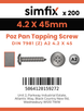Simfix product label - 7981CA242045Z-T