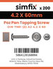 Simfix product label - 7981CA242060Z-T