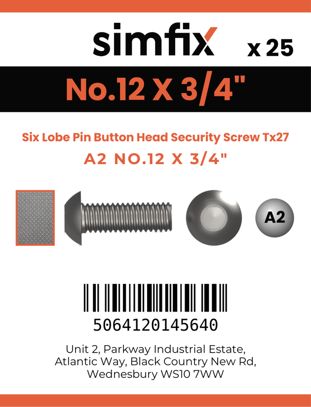 Simfix product label - 7981CA255019T27PIN-D