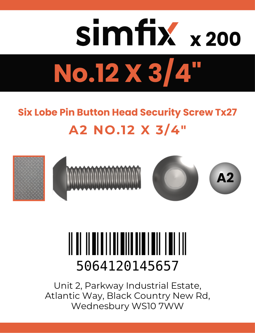 Simfix product label - 7981CA255019T27PIN-T