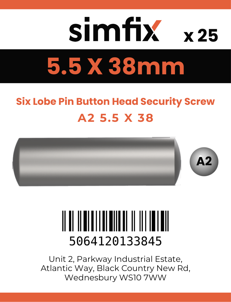 Simfix product label - 7981CA255038TPIN-D