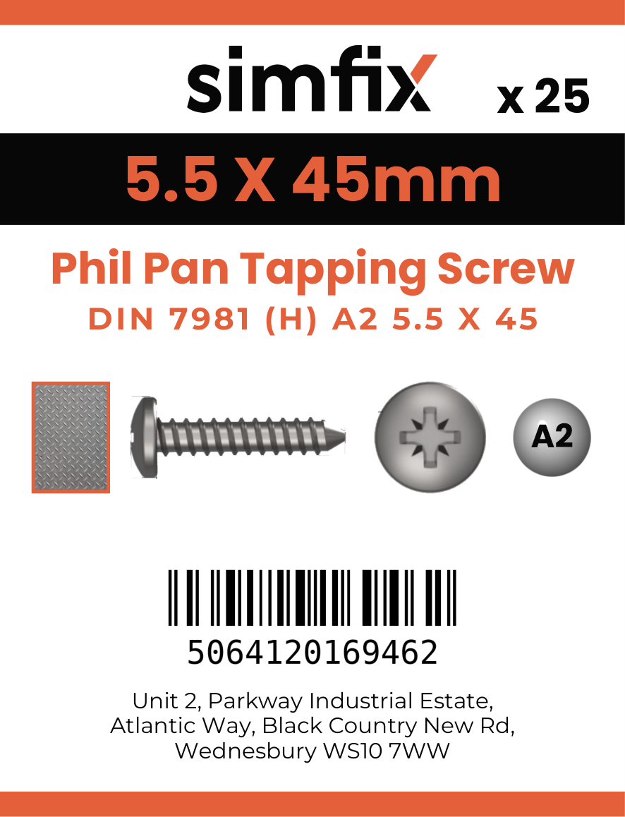 Simfix product label - 7981CA255045-D