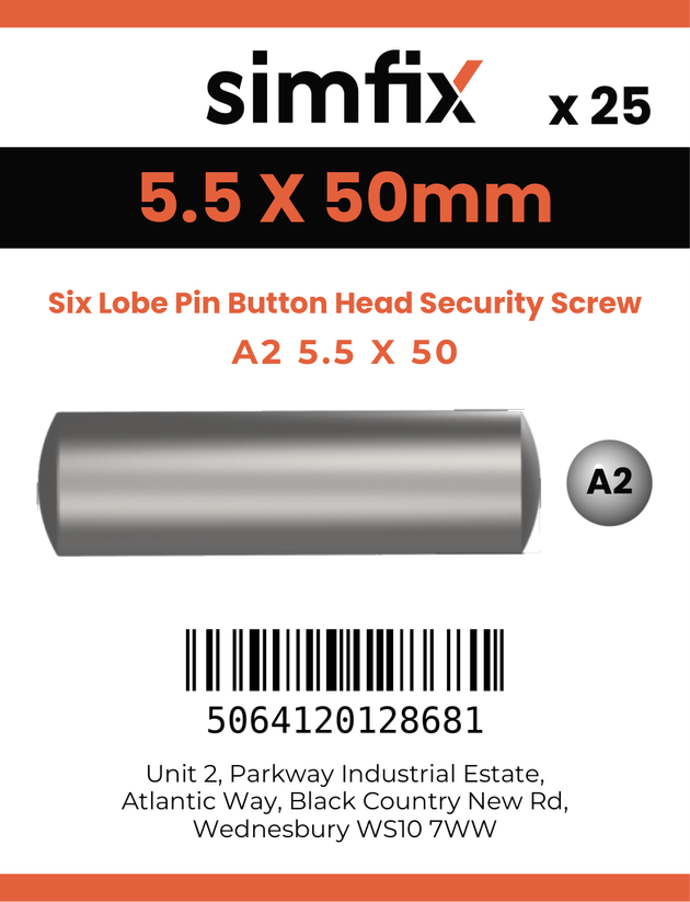 Simfix product label - 7981CA255050TPIN-D