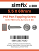 Simfix product label - 7981CA255060-T