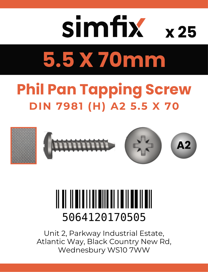 Simfix product label - 7981CA255070-D