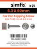 Simfix product label - 7981CA263060Z-D