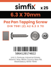 Simfix product label - 7981CA263070Z-D