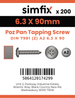 Simfix product label - 7981CA263090Z-T