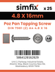 Simfix product label - 7981CA448016Z-D