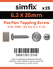 Simfix product label - 7981CA463025Z-D